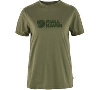 Fjällräven Damen Logo T-Shirt, Green, XL
