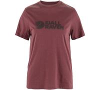 Fjällräven Damen Logo T-Shirt, Port, XS