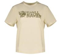 Fjällräven Damen-T-Shirt Lush Logo Chalk White Größe S