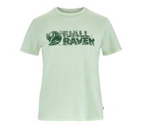 Fjällräven Damen T-Shirt Lush Logo Grün (Soft Jade) Größe M