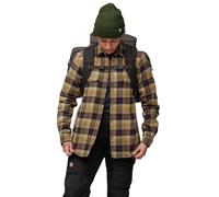 Fjällräven Damen Värmland Heavy Hemd, Dark Sand/Dark Navy, M