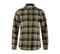 Fjällräven Damen Värmland Heavy Hemd, Dark Sand/Dark Navy, XL