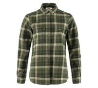 Fjällräven Damen Shirt Värmland Heavy Flannel Green-Deep Forest L