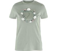 Fjällräven Fjällblomster Fox Damen T-Shirts gruen Größe XS Trekking Hautfreundlich
