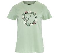 Fjällräven Fjällblomster Fox T-shirt Damen Kurzarmshirt soft jade Größe L Farbgruppe grün grün Damen 100% Baumwolle