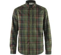 Fjällräven Fjällglim M - Langarm Hemd - Herren S Dark Green/Red