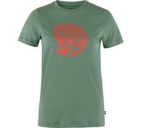 Fjällräven Damen Abisko Wool Fox SS T-Shirt, Patina Green/Terracotta Brown, XS