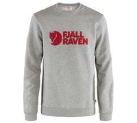 Fjällräven Logo Langarm-Sweater grau/rot - XL