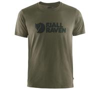 Fjällräven Logo T-Shirt Herren Dark Olive S