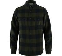 Fjällräven Flanellhemd Övik Heavy Deep Forest/Dark Navy (Größe: XL) 54 grün