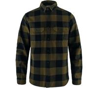 Fjällräven Flanellhemd Övik Heavy Wood Brown/Dark Navy, L