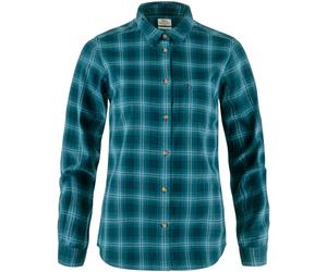 Fjällräven Flannelbluse Övik Dark Navy/Indigo Blue (Größe: L) 42/44 blau