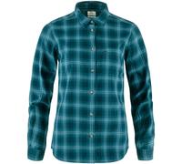 Fjällräven Flannelbluse Övik Dark Navy/Indigo Blue (Größe: M) 40/42 blau