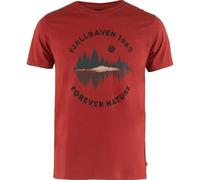 Fjällräven Forest Mirror Herren Everyday Outdoor T-Shirt, Deep Red, S