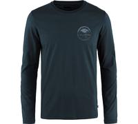Fjällräven - Forever Nature Badge L/S T-Shirt - Longsleeve, Gr. L, blau (DarkNavy)