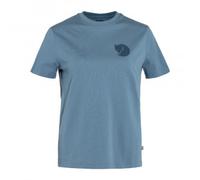 Fjällräven T-Shirt Fox Boxy Logo Tee – Damen Dawn Blue (Größe M)