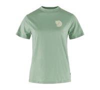 Fjällräven Damen Fox Boxy Logo T-Shirt, Misty Green, XXS