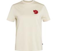 Fjallraven 87153-113 Fox Boxy Logo Tee W T-Shirt Damen Chalk White Größe XXS