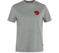 Fjällräven Damen Fox Boxy Logo T-Shirt, Grey-Melange, S