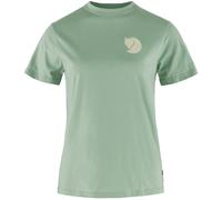 Fjällräven Damen Fox Boxy Logo T-Shirt, Misty Green, XXS