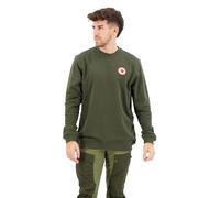 Fjall Raven - Sweatshirt aus organischer Baumwolle - 1960 Logo Badge Sweater M Deep Forest für Herren aus Baumwolle - Größe M - Grün Grün M
