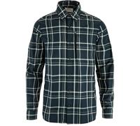 Fjällräven Herren Abisko Hike LS Hemd, Dark Navy/Chalk White, L