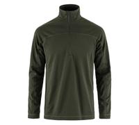 Fjällräven Herren Abisko Lite Fleece Half Zip Pullover, Deep Forest, S