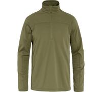 Fjällräven Herren Abisko Lite Fleece Half Zip Sweatshirt, Grün, L EU