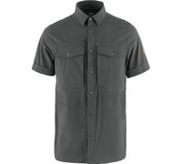 Fjällräven Herren Abisko Trekking SS Hemd, Dark Grey, S