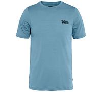 Fjällräven Herren Abisko Wool Logo T-Shirt (Größe S, blau)