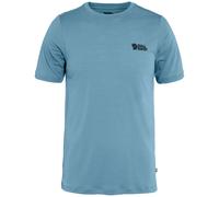 Fjällräven Abisko Wool Logo Kurzarm-t-shirt S Dawn Blue