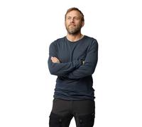Fjällräven Herren Abisko Wool LS T-Shirt, Basalt, XL