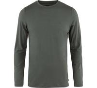 Fjällräven Herren Abisko Wool LS T-Shirt, Black, S