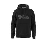 Fjällräven Logo Hoodie Herren Kapuzenpullover black Größe XL Farbgruppe schwarz schwarz Herren 100% Baumwolle