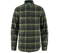 Fjällräven Singi Heavy Flannel Shirt Men Black-Deep Forest (L)