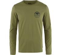 Fjällräven Herren Forever Nature Badge LS T-Shirt, Caper Green, XS