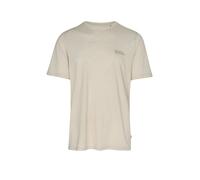 Fjall Raven - Leichtes T-Shirt für Wanderungen aus Merinowolle - Herren - Abisko Wool Logo SS M Light Fossil - Abisko Wool Logo SS M Light Beige L