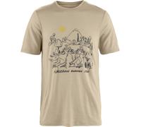 Fjällräven Hoja Lugnt Wool T-Shirt braun M