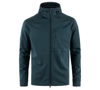 Fjällräven Men's Abisko Grid Fleece Hoodie Mountain Blue M