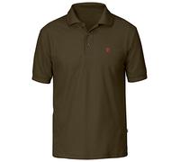 Fjällräven Herren Poloshirt Crowley Pique Dark Olive XS