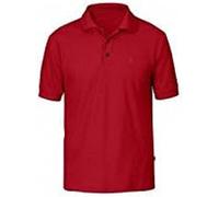 Fjällräven Herren Kurzarm-Polohemd Crowley Pique, Deep Red, S, F81783-325