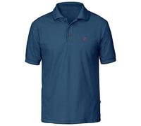 Fjällräven Herren Kurzarm-Polohemd Crowley Pique, Uncle Blue, XS, F81783-520