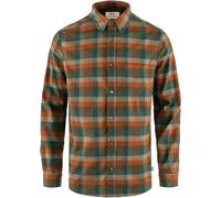Fjällräven Herren Lappland Stretch Flannel Shirt, Laurel Green/Autumn Leaf, L