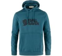 Fjällräven Herren Logo Hoodie, Deep Sea, L