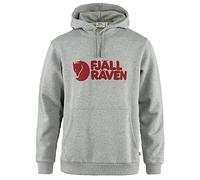 Fjällräven Herren Logo Hoodie, Grey/Melange, M
