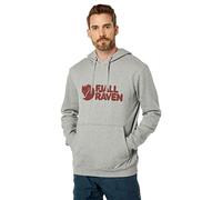 Fjällräven Herren Logo Hoodie, Grey/Melange, S