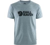 Fjällräven - Logo T-Shirt Herren uncle blue melange
