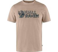 Fjällräven Herren Lush Logo T-Shirt (Größe S, beige)