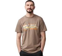 Fjällräven Herren Multicolor Logo T-Shirt, Suede Brown, S