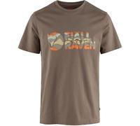 Fjällräven T-Shirt Multicolor Logo Herren 100% Baumwolle braun (Suede Brown) Gr. XL